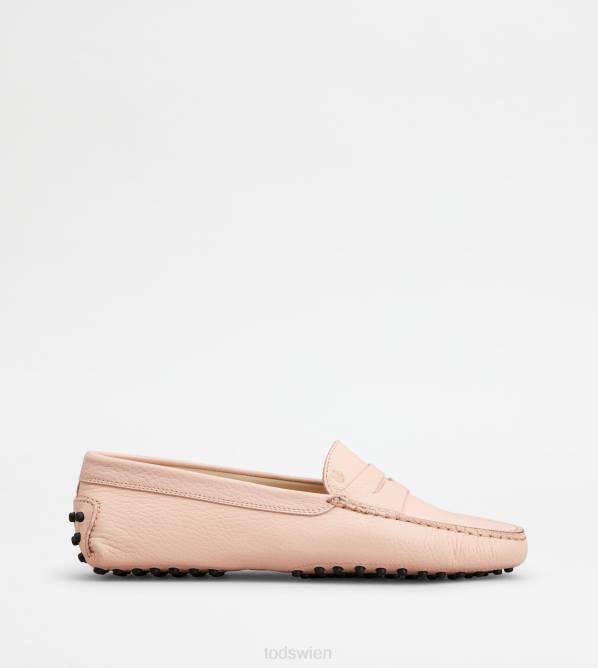 Gommino-Fahrerschuhe aus Leder Frauen Tod's DZ4Z109 Rosa