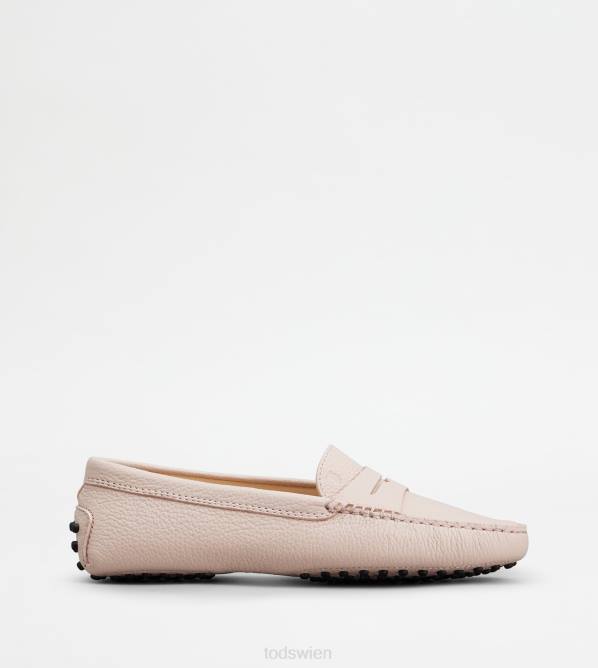 Gommino-Fahrerschuhe aus Leder Frauen Tod's DZ4Z110 Rosa