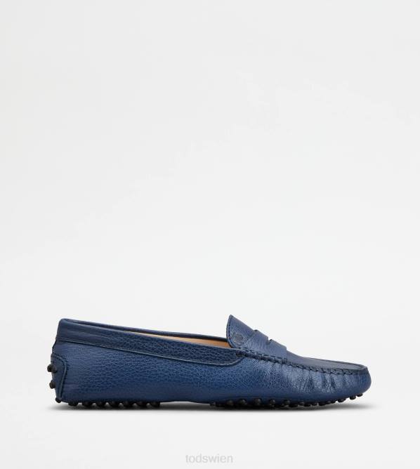 Gommino-Fahrerschuhe aus Leder Frauen Tod's DZ4Z76 Blau