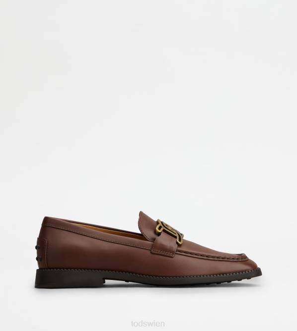 Kate-Loafer aus Leder Frauen Tod's DZ4Z43 braun