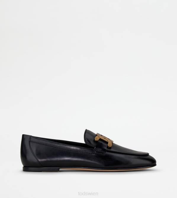 Kate-Loafer aus Leder Frauen Tod's DZ4Z55 Schwarz