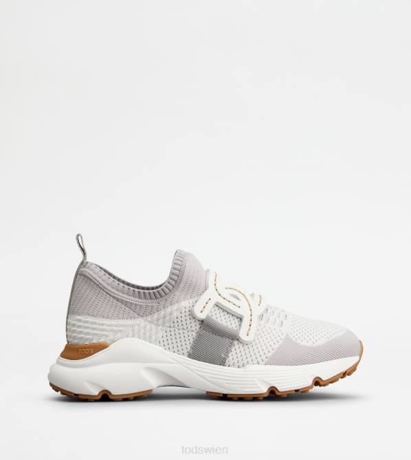 Sneakers aus Hightech-Gewebe Frauen Tod's DZ4Z125 Grau braun