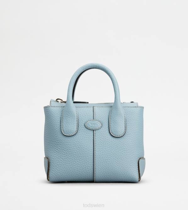 di-Tasche aus Leder Mini Frauen Tod's DZ4Z353 hellblau