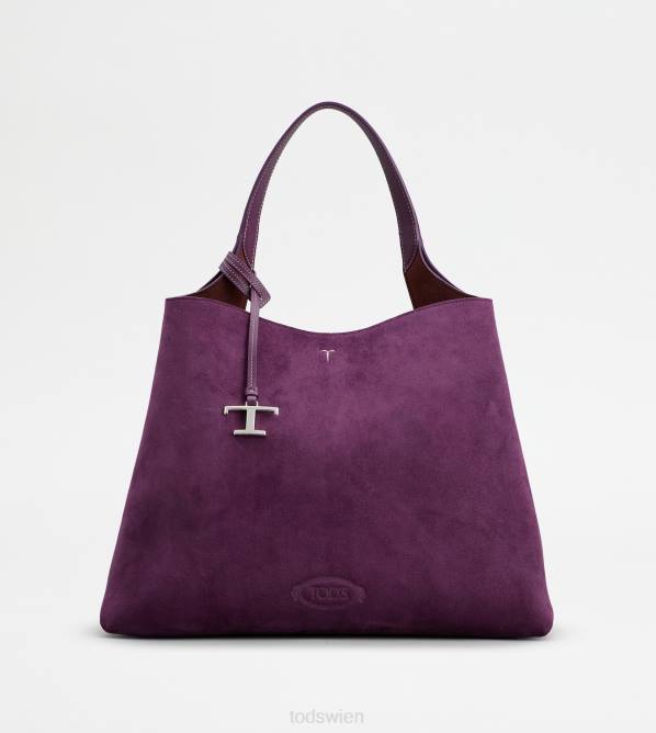 Tasche aus Wildleder, mittelgroß Frauen Tod's DZ4Z319 violett