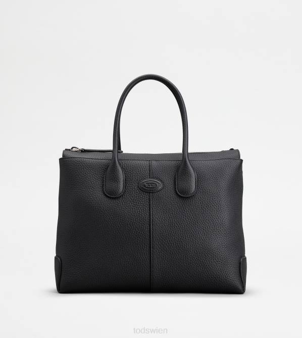 di-Tasche aus Leder mittelgroß Frauen Tod's DZ4Z262 Schwarz