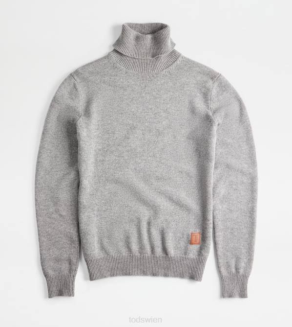 Rollkragenpullover aus Kaschmirmischung Männer Tod's DZ4Z1125 grau