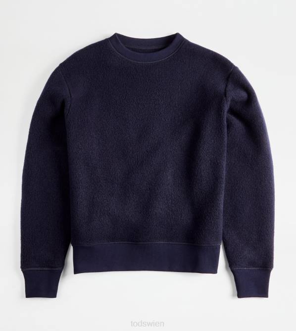 Sweatshirt aus Kaschmirmischung Männer Tod's DZ4Z1132 Blau