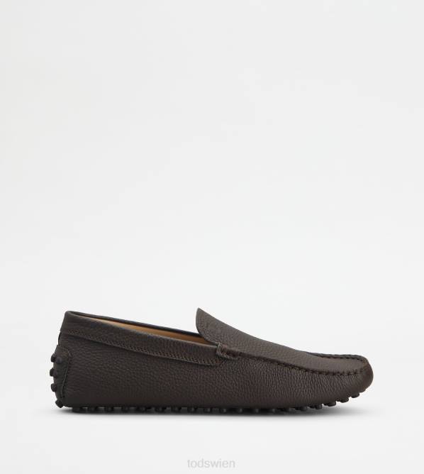 Gommino-Fahrerschuhe aus Leder Männer Tod's DZ4Z728 braun