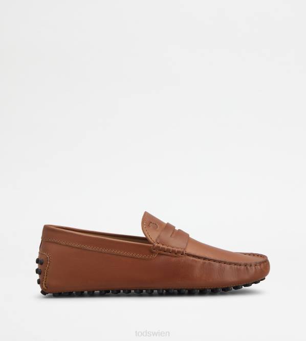 Gommino-Fahrerschuhe aus Leder Männer Tod's DZ4Z730 braun