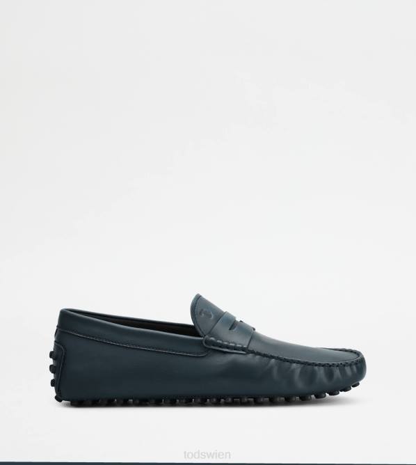 Gommino-Fahrerschuhe aus Leder Männer Tod's DZ4Z778 Blau