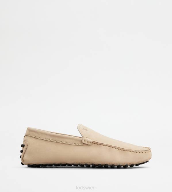 Gommino-Fahrerschuhe aus Nubuk Männer Tod's DZ4Z774 Beige