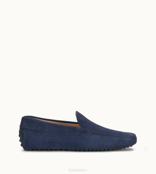 Gommino-Fahrerschuhe aus Wildleder Männer Tod's DZ4Z761 Blau