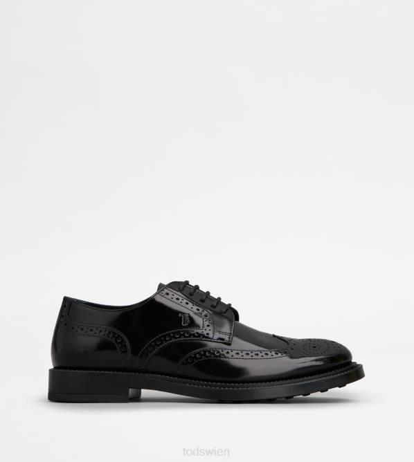 Schnürschuhe aus Leder Männer Tod's DZ4Z821 Schwarz