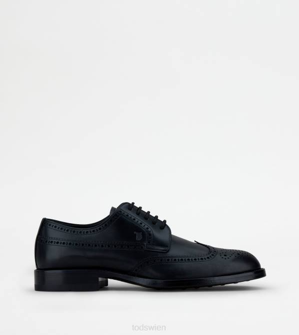 Schnürschuhe aus Leder Männer Tod's DZ4Z826 Schwarz