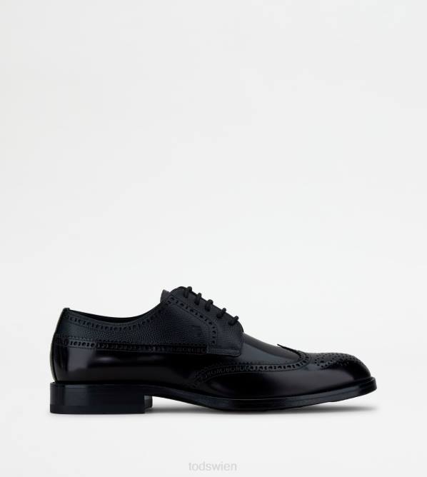 Schnürschuhe aus Leder Männer Tod's DZ4Z828 Schwarz