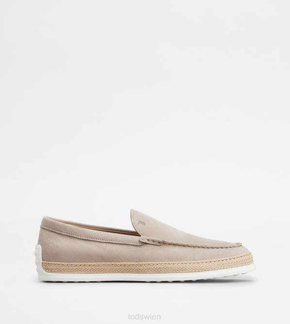 Slipper aus Nubuk Männer Tod's DZ4Z901 Beige