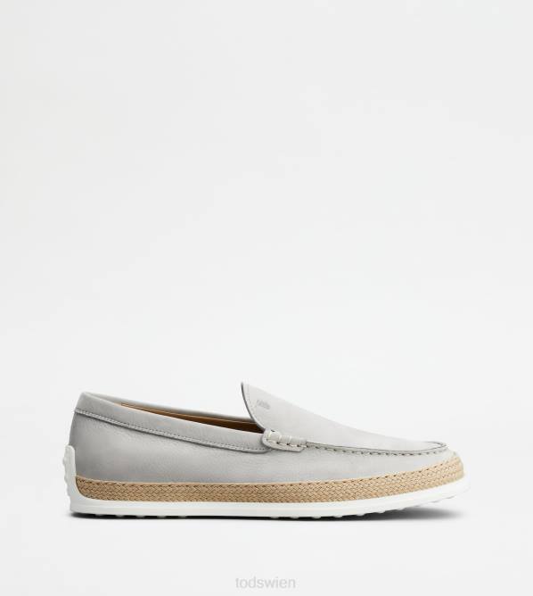 Slipper aus Nubuk Männer Tod's DZ4Z902 grau