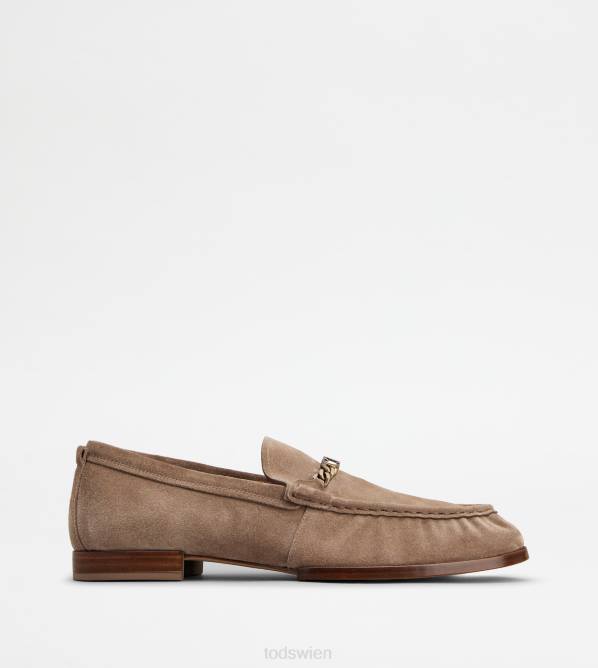 Slipper aus Wildleder Männer Tod's DZ4Z672 braun