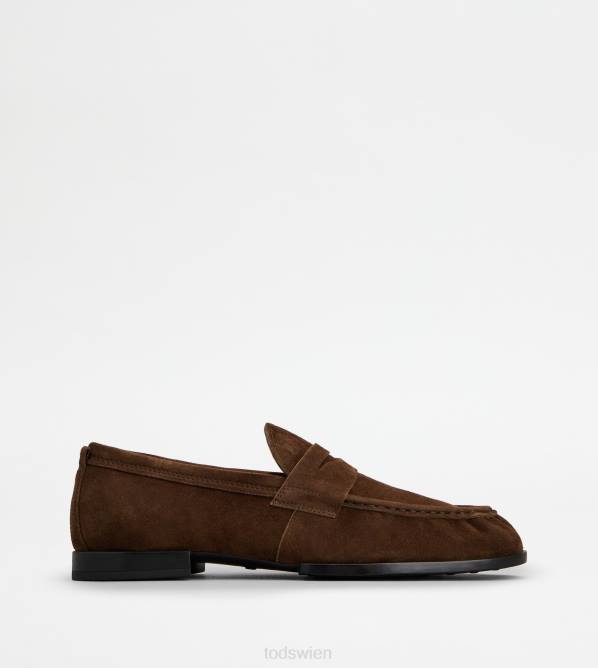 Slipper aus Wildleder Männer Tod's DZ4Z678 braun