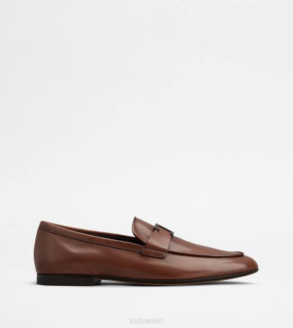 Zeitlose Slipper aus Leder Männer Tod's DZ4Z664 braun