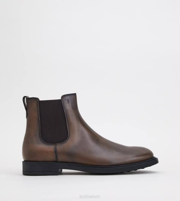 Stiefeletten aus Leder Männer Tod's DZ4Z807 braun