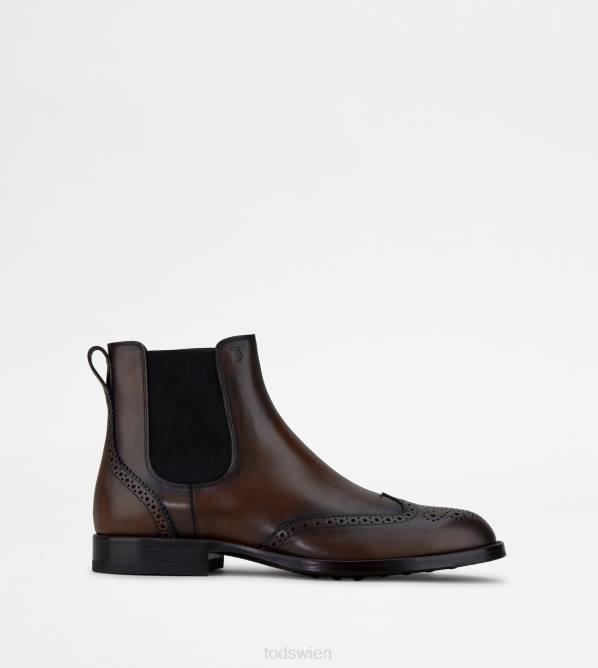 Stiefeletten aus Leder Männer Tod's DZ4Z811 braun